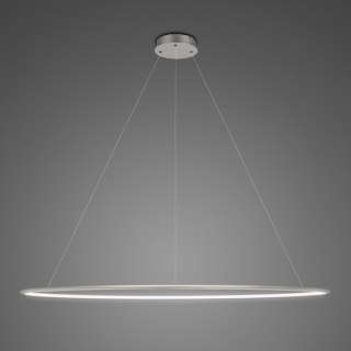 Lampa wisząca Ledowe Okręgi No.1 150 cm in 4k srebrna