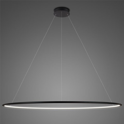 Lampa wisząca Ledowe Okręgi No.1 Φ180 cm in 4k czarna Altavola Design ALTAVOLA DESIGN