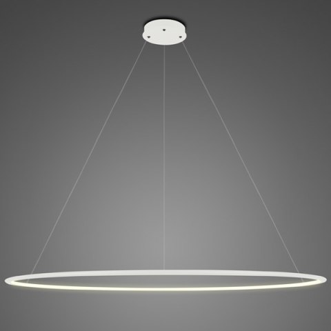 Lampa wisząca Ledowe Okręgi No.1 Φ200 cm in 3k biała Altavola Design ALTAVOLA DESIGN