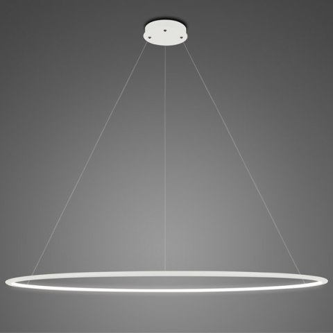 Lampa wisząca Ledowe Okręgi No.1 Φ200 cm in 4k biała Altavola Design ALTAVOLA DESIGN