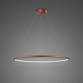 Lampa wisząca Ledowe Okręgi No.1 60 cm in 4k miedziana