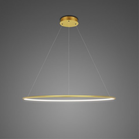 Lampa wisząca Ledowe Okręgi No.1 60cm 4k złota