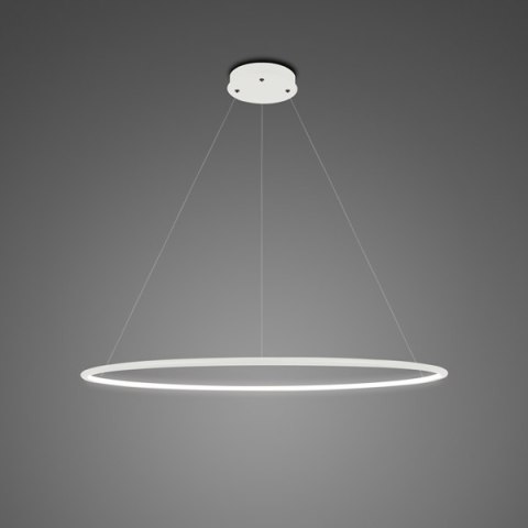 Lampa wisząca Ledowe Okręgi No.1 Φ80 cm in 4k biała Altavola Design ALTAVOLA DESIGN