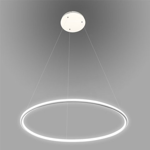 Lampa wisząca Ledowe Okręgi No.1 Φ80 cm in 4k biała Altavola Design ALTAVOLA DESIGN