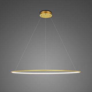 Lampa wisząca Ledowe Okręgi No.1 80 cm in 4k złota