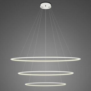 Lampa wisząca Ledowe Okręgi No.3 Φ100 cm in 3k biała Altavola Design ALTAVOLA DESIGN