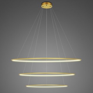 Lampa wisząca Ledowe Okręgi No.3 100 cm in 3k złota