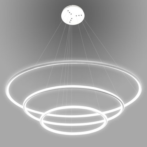 Lampa wisząca Ledowe Okręgi No.3 Φ100 cm in 4k biała ściemnialna Altavola Design ALTAVOLA DESIGN