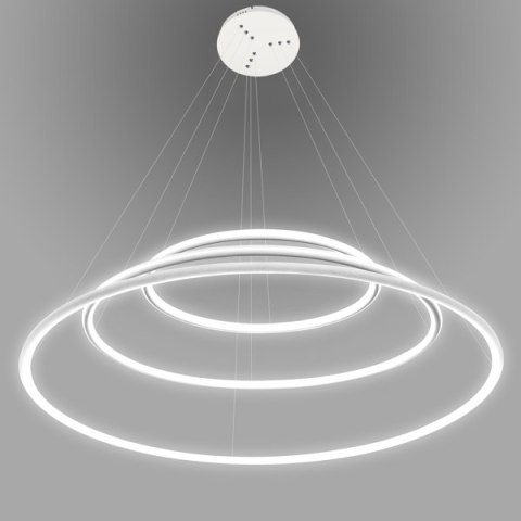 Lampa wisząca Ledowe Okręgi No.3 Φ100 cm in 4k biała ściemnialna Altavola Design ALTAVOLA DESIGN