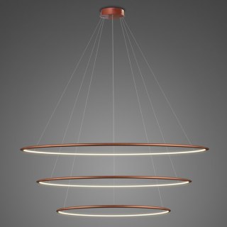 Lampa wisząca Ledowe Okręgi No.3 120 cm in 3k miedziana