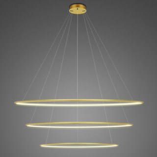 Lampa wisząca Ledowe Okręgi No.3 120 cm in 3k złota