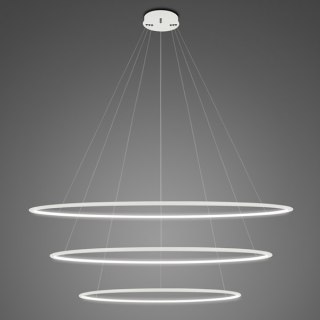 Lampa wisząca Ledowe Okręgi No.3 Φ120 cm in 4k biała Altavola Design ALTAVOLA DESIGN