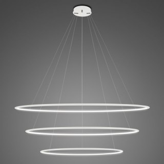 Lampa wisząca Ledowe Okręgi No.3 Φ120 cm in 4k biała ściemnialna Altavola Design ALTAVOLA DESIGN