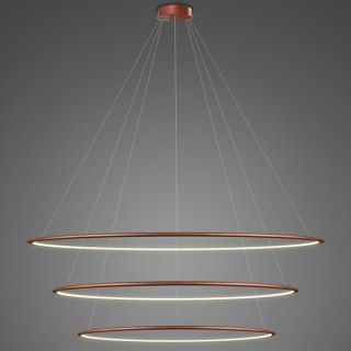 Lampa wisząca Ledowe Okręgi No.3 150 cm in 3k miedziana