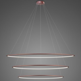 Lampa wisząca Ledowe Okręgi No.3 150 cm in 3k różowe złoto