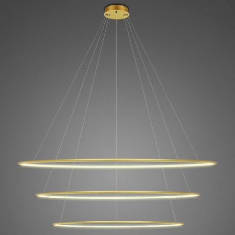 Lampa wisząca Ledowe Okręgi No.3 150 cm in 3k złota