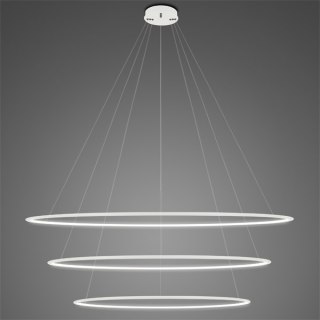 Lampa wisząca Ledowe Okręgi No.3 Φ150 cm in 4k biała Altavola Design ALTAVOLA DESIGN