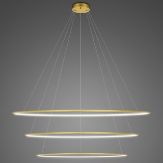 Lampa wisząca Ledowe Okręgi No.3 150 cm in 4k złota