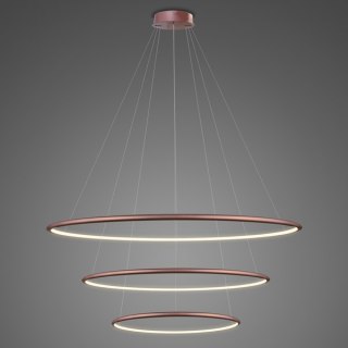 Lampa wisząca Ledowe Okręgi No.3 80 cm in 3k różowe złoto