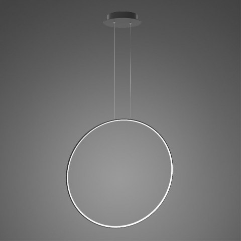 Lampa wisząca Ledowe okręgi No.1 X Φ80cm in 3k czarny Altavola Design ALTAVOLA DESIGN