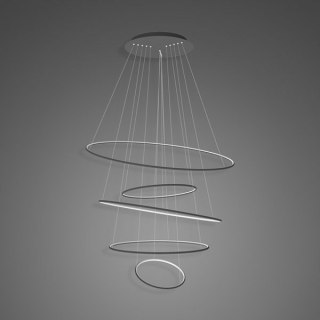 Lampa wisząca Ledowe okręgi No.5 Φ120 cm 3k czarna ściemnialna Altavola Design ALTAVOLA DESIGN