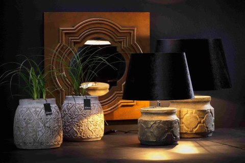 Abażur do lampy czarny Aluro XL ALURO fashion at home