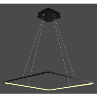 Altavola Design: Lampa wisząca Ledowe Kwadraty No. 1 in 3k czarna ALTAVOLA DESIGN