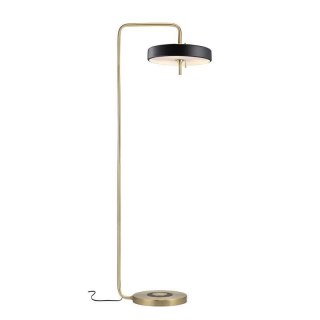 Lampa podłogowa ARTDECO czarno - złota 162 cm Step into Design