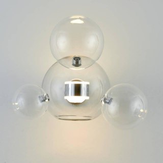 Lampa ścienna BUBBLES -3+1W LED chrom 3000 K Step into Design