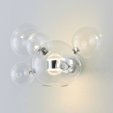 Lampa ścienna BUBBLES -5+1W LED chrom 3000 K Step into Design