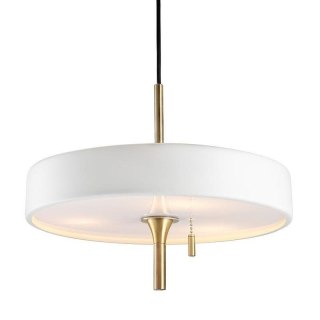 Lampa wisząca ARTDECO biało - złota 35 cm Step into Design