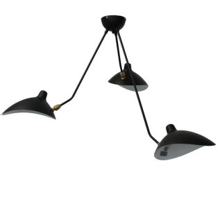 Lampa wisząca CRANE-3P czarna Step into Design