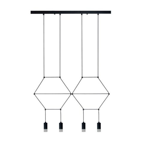 Lampa wisząca LINEA-4 LONG czarna 70 cm Step into Design