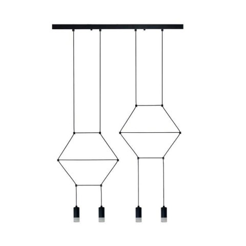 Lampa wisząca LINEA-4 LONG czarna 70 cm Step into Design