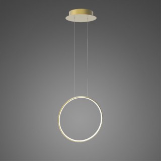 Lampa wisząca Ledowe okręgi No.1 X Φ40 cm in 4k złoty