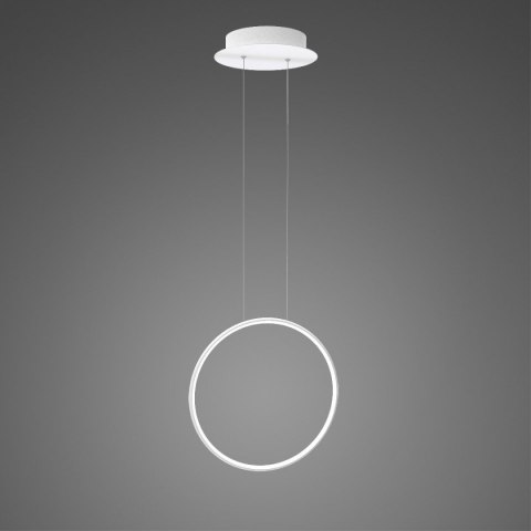 Lampa wisząca Ledowe okręgi No.1 X Φ40cm in 4k biała Altavola Design ALTAVOLA DESIGN
