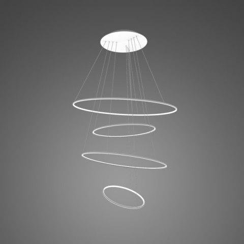 Lampa wisząca Ledowe okręgi No.4 Φ100 cm in 4k biała Altavola Design ALTAVOLA DESIGN