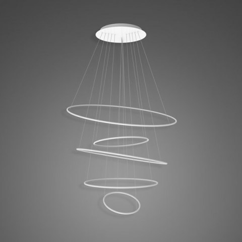 Lampa wisząca Ledowe okręgi No.5 Φ120 cm 4k biała Altavola Design ALTAVOLA DESIGN