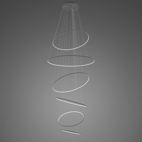 Lampa wisząca Ledowe okręgi No.6 czarna 3k ściemnialna Altavola Design ALTAVOLA DESIGN