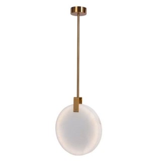 Lampa wisząca MARBLE LED marmurowo złota 24 cm Step into Design