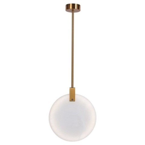 Lampa wisząca MARBLE LED marmurowo złota 24 cm Step into Design