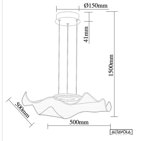 Lampa wisząca Velo No. 2 chrom Altavola Design ALTAVOLA DESIGN