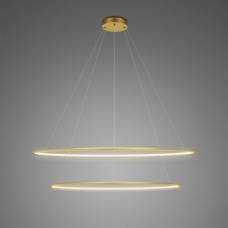 Lampa Ledowe Okręgi No.2 100cm 3k złota