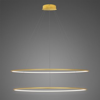 Lampa Ledowe Okręgi No. 2 120 cm in 4k złota