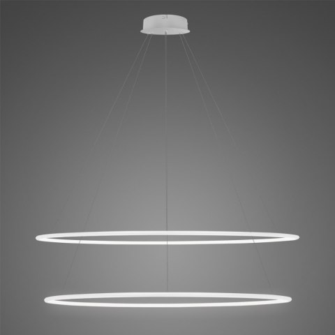 Lampa Ledowe Okręgi No. 2 Φ120 cm in 4k biała ściemnialna Altavola Design ALTAVOLA DESIGN