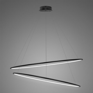 Lampa Ledowe Okręgi No. 2 Φ120 cm in 4k czarna ściemnialna Altavola Design ALTAVOLA DESIGN