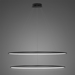 Lampa Ledowe Okręgi No. 2 Φ120 cm in 4k czarna ściemnialna Altavola Design ALTAVOLA DESIGN