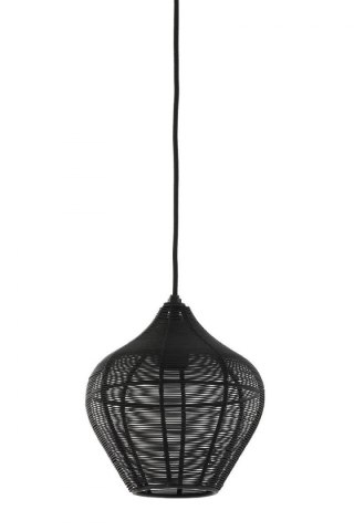 Lampa wisząca ALVARO matowa czarna 20x22 Light&Living