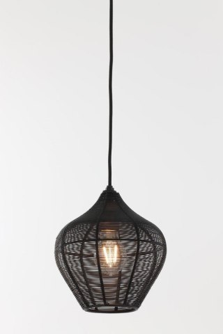 Lampa wisząca ALVARO matowa czarna 20x22 Light&Living