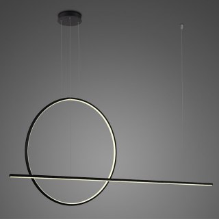 Lampa wisząca LINEA No.2 Φ80 cm czarna 3k Altavola Design ALTAVOLA DESIGN